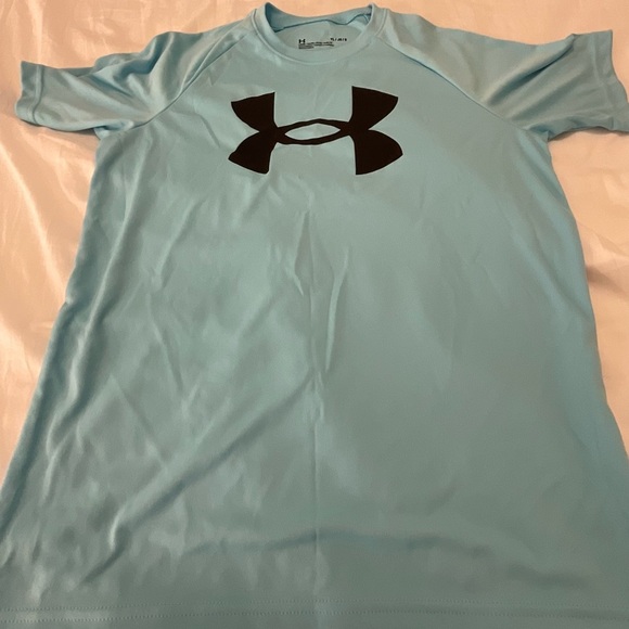 Under Armour Blue Short Sleeve Tee Performance Shirt - Picture 1 of 3